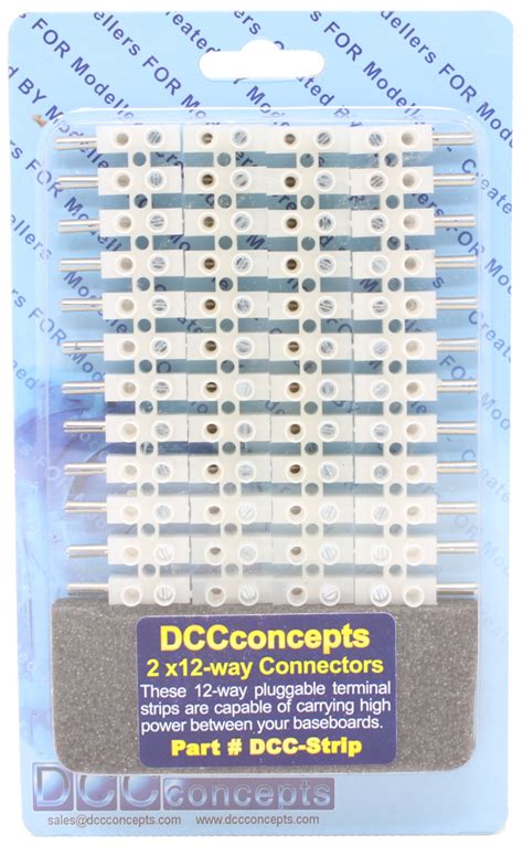 Dcc Concepts Dcc Strip 12 Way Pluggable Terminal Strip Pack Of Two