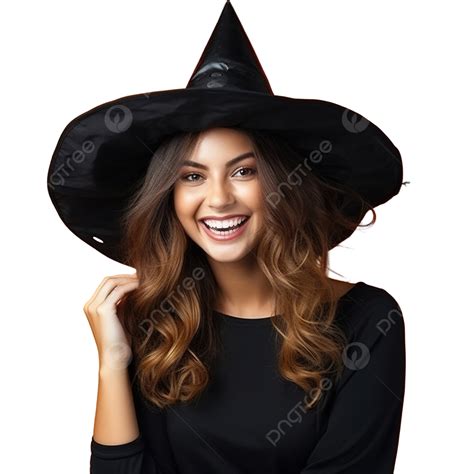 happy halloween halloween witch in magic hat october costumes and witch hats advertisement