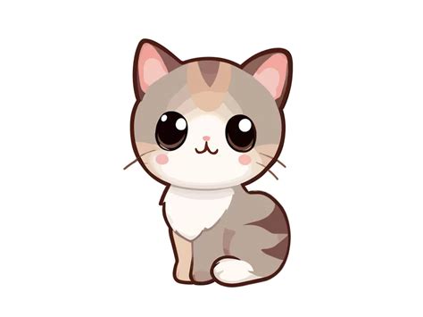 Cute Cat Clipart Vector Png Vector In Svg Pdf Ai Cdr Format