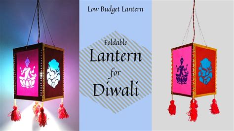 How To Make Akash Kandil For Diwali Foldable Lantern Diy How To