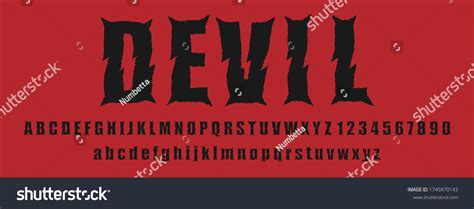 11304 Evil Font Images Stock Photos And Vectors Shutterstock