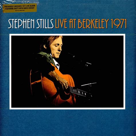 Stephen Stills Live At Berkeley 1971 Vinyl 2lp 2023 Original Hhv