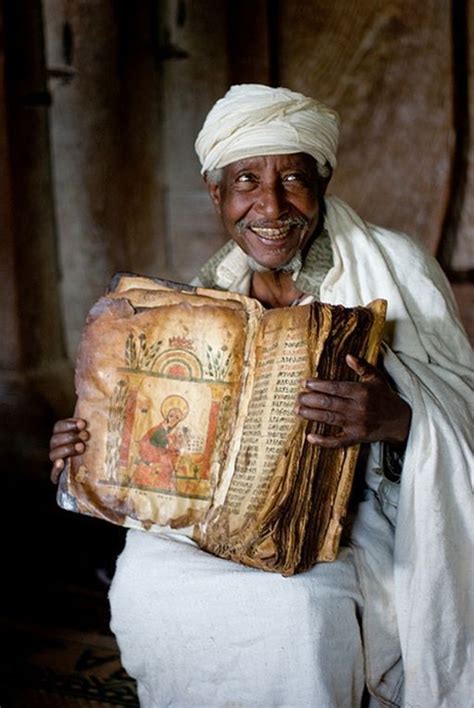 Ethiopian Priest With An 800 Year Old Bible Brought To You By The
