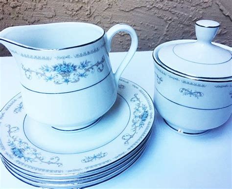 Fine China Of Japan Diane Pattern 6 Piece Sets Vintage Etsy Etsy