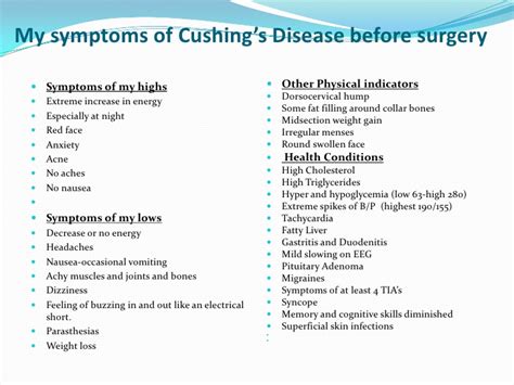 Part Ii Cushing Syndrome Signs And Symptoms In Children And Adults