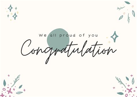 Paper Congrats Card Wedding Wishes Engagement Card Graduation Card