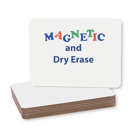 Magnetic Dry Erase Board 9 X 12 Pack Of 12 Flp10125 Flipside