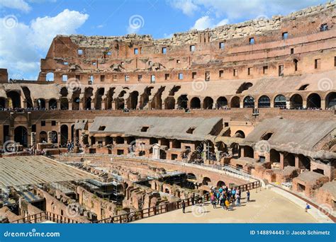 The Colosseum Interior Rome Stock Image Image Of Interior Ruins