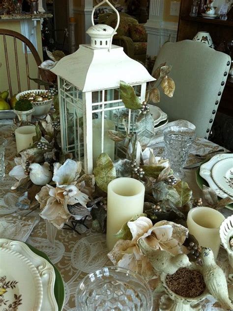 A Winters Day Tablescape Christmas Lanterns Christmas