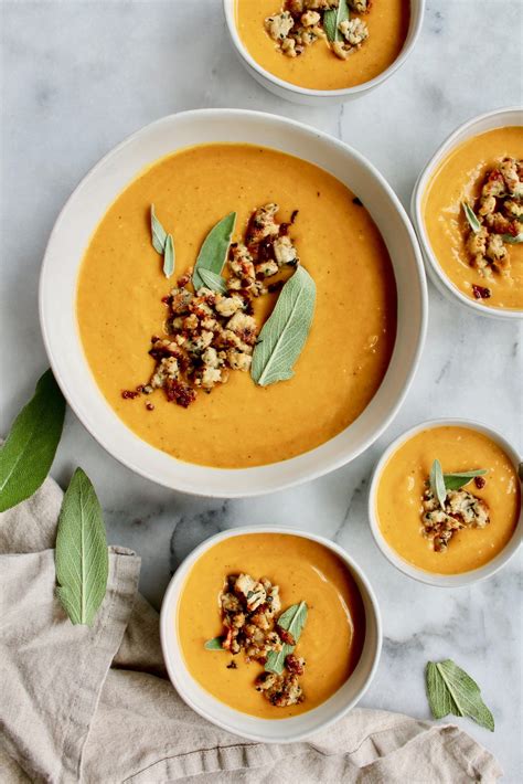 Butternut Squash Soup With Crumbled Sausage Prescribe Nutrition