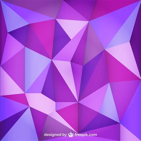 Free Vector Triangle Purple Background