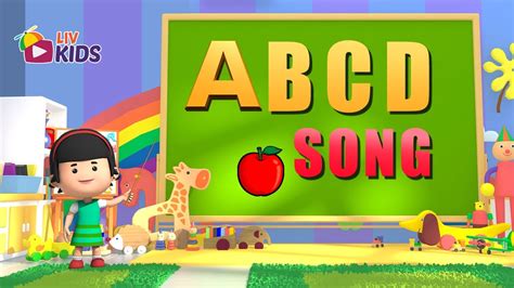 Abcd Alphabet Song With Lyrics Liv Kids Nursery Rhymes And Songs Hd