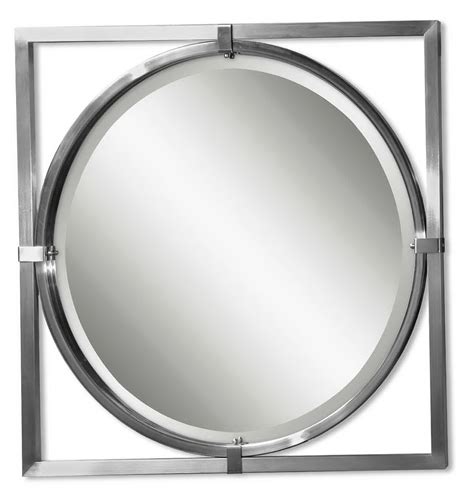 They are at home in almost any room, and they can be the focal point of the room or just a complementary addition. Bathroom Wall Mirrors Brushed Nickel | Home Design Ideas