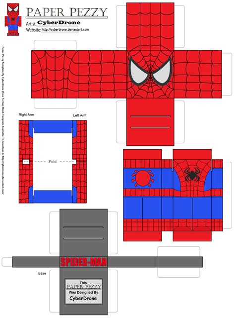 Papercraft Minecraft Spider Man