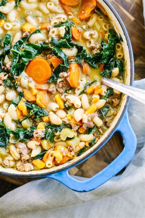 Easy Sausage Kale And White Bean Soup Live Simply