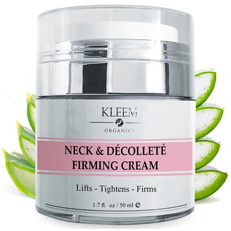 Neck And Chest Firming Cream With Peptides And Retinol Neck Wrinkles