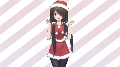 cute anime girl christmas wallpapers hd pixelstalk