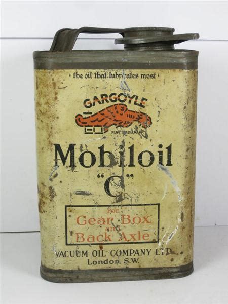 Old Shop Stuff Old Garage Tin Advertising Gargoyle Mobiloil C For