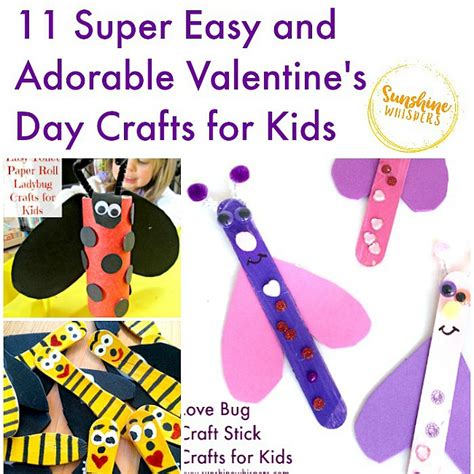 11 Super Easy And Adorable Valentines Day Crafts For Kids