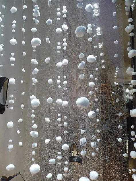 Thread Cotton Balls To Make Falling Snow Cuuute Totally Want To Do