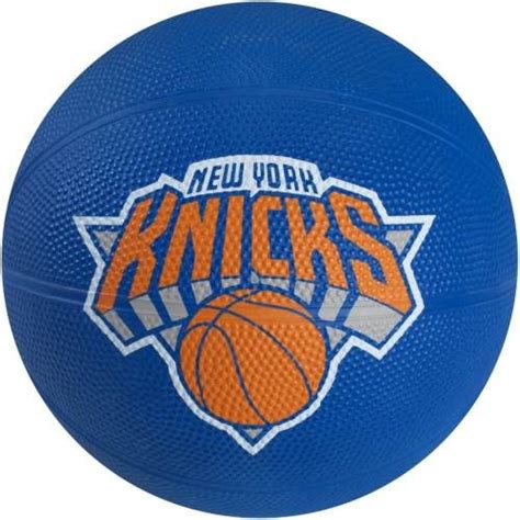 Spalding 65 543e New York Knicks Mini Rubber Nba Team Basket Logo