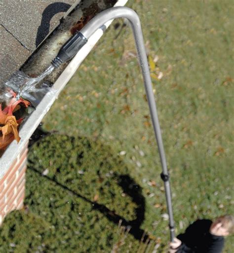Most of which are dependent on what element needs to be cleaned off of the roof's surface and the level of severity. How to Clean Gutters from the Ground - DIY | PJ Fitzpatrick