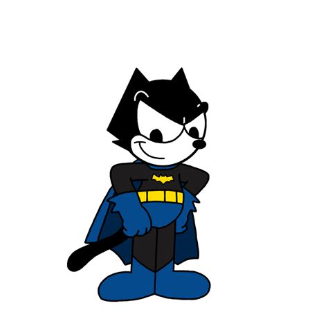 Felix The Cat Dressed As Batman By Mega Shonen One 64 On Deviantart
