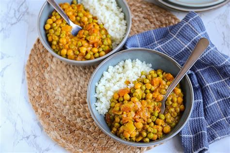 Vegetarische Curry Met Bloemkoolrijst Lekker En Simpel