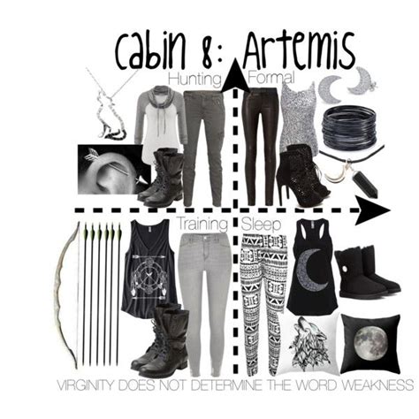 Cabin 8 Artemis Percy Jackson Outfits Percy Jackson Cabins Percy