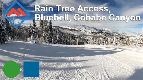 Powder Mountain Rain Tree Access To Bluebell To Cobabe Canyon Youtube