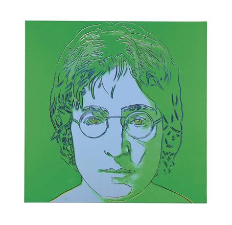 Andy Warhol 1928 1987 John Lennon Green Christies