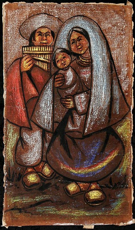 Camilo alejandro egas nació en la ciudad de quito el 01 de diciembre de 1889 en el seno de una familia modesta. Camilo Egas (1889-1962) Family, Oil, ink and pastel on paper