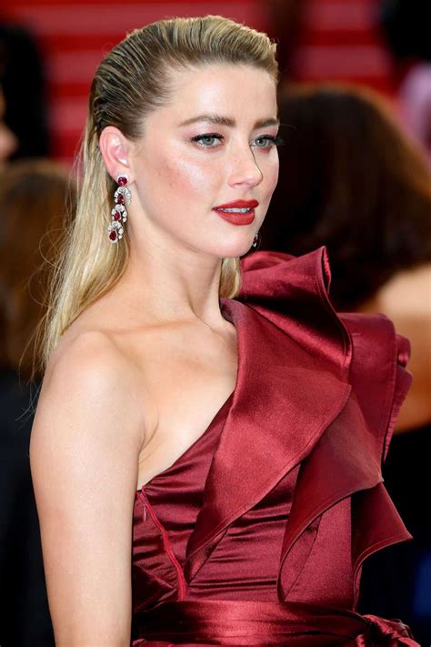Amber Heard Attends The Pain And Glory Red Carpet During The 72nd