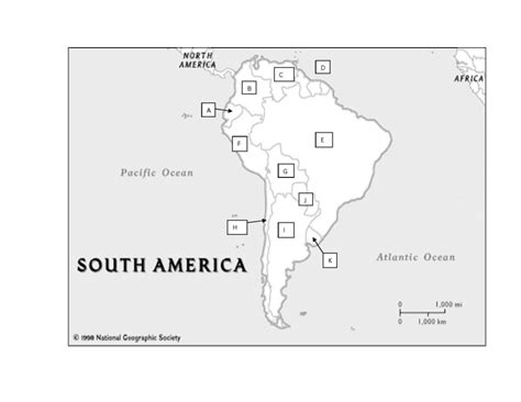 Blank Latin America Map Quiz Social Studies Pinterest Inside In For