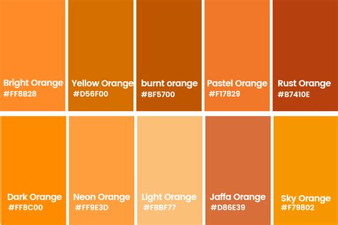 Orange Color Palette Challenge Pantone Color Chart Orange 48 Off