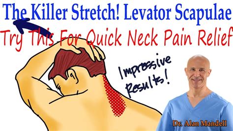 The Killer Stretch Levator Scapulae Try This For Quick Neck Pain