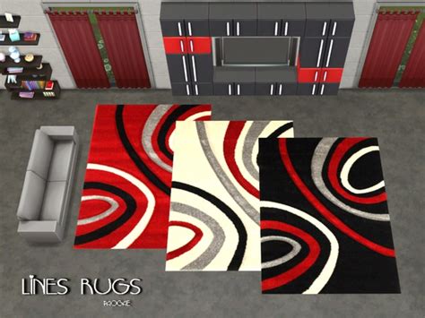 The Sims Resource Lines Rugs By Paogae Sims 4 Downloads