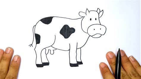 How To Draw A Cow 🐮 Cara Menggambar Sapi 🐮 Youtube