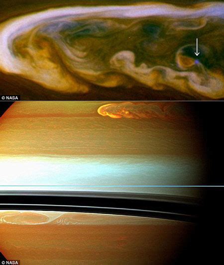 Huge Storm On Saturn Captured By Nasa Spacecraft Techeblog