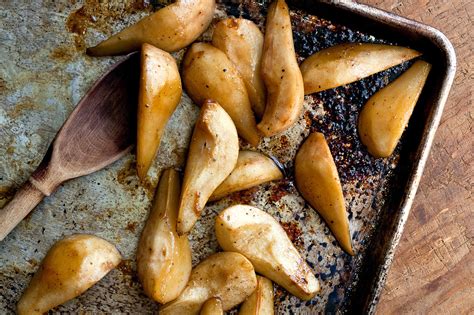 Roasted Pears With Coconut Butterscotch Sauce Recipe Nyt Cooking