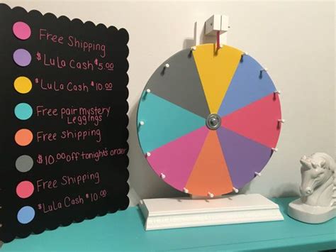 LuLaRoe Prize Spinning Wheel Pearl Party Spinning Wheel Facebook Party