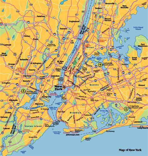 Plan your trip with our new york interactive map. Large New York Maps for Free Download and Print | High ...