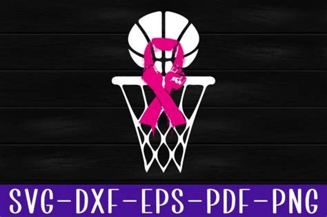 Breast Cancer Pink Basketball Svg Graphic By Svg Design Art · Creative Fabrica