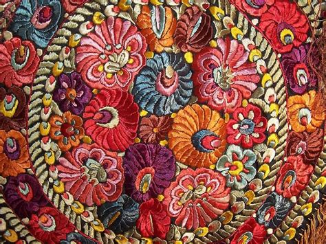 Hungarian Embroidery Folk Art 1860 Folk Embroidery