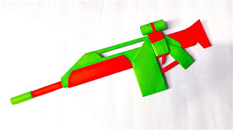 Paper Hk Xm8 Rife Gun How To Make Paper Origami Gun Easy Paper Gun
