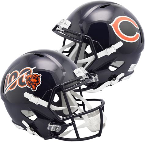 Riddell Chicago Bears Nfl 100 Speed Full Size Replica Helmet Fanatics