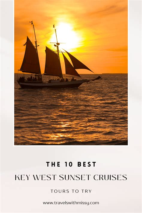 Experience The Magic Of A Key West Sunset Cruise That Includes Live