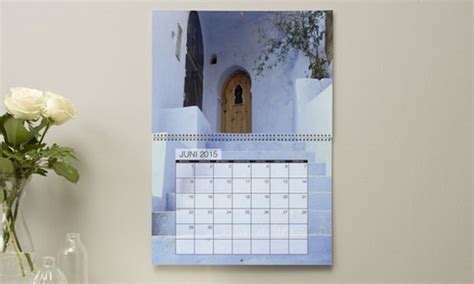 Individueller Jahreskalender Im Din A4 Hochformat Mit Eigenen Fotos