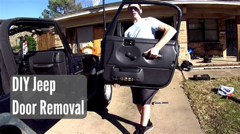 DIY Jeep door removal (for seized doors)    