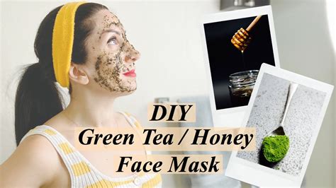 Diy Green Tea Honey Face Mask For Healthy Glowing Skin Youtube